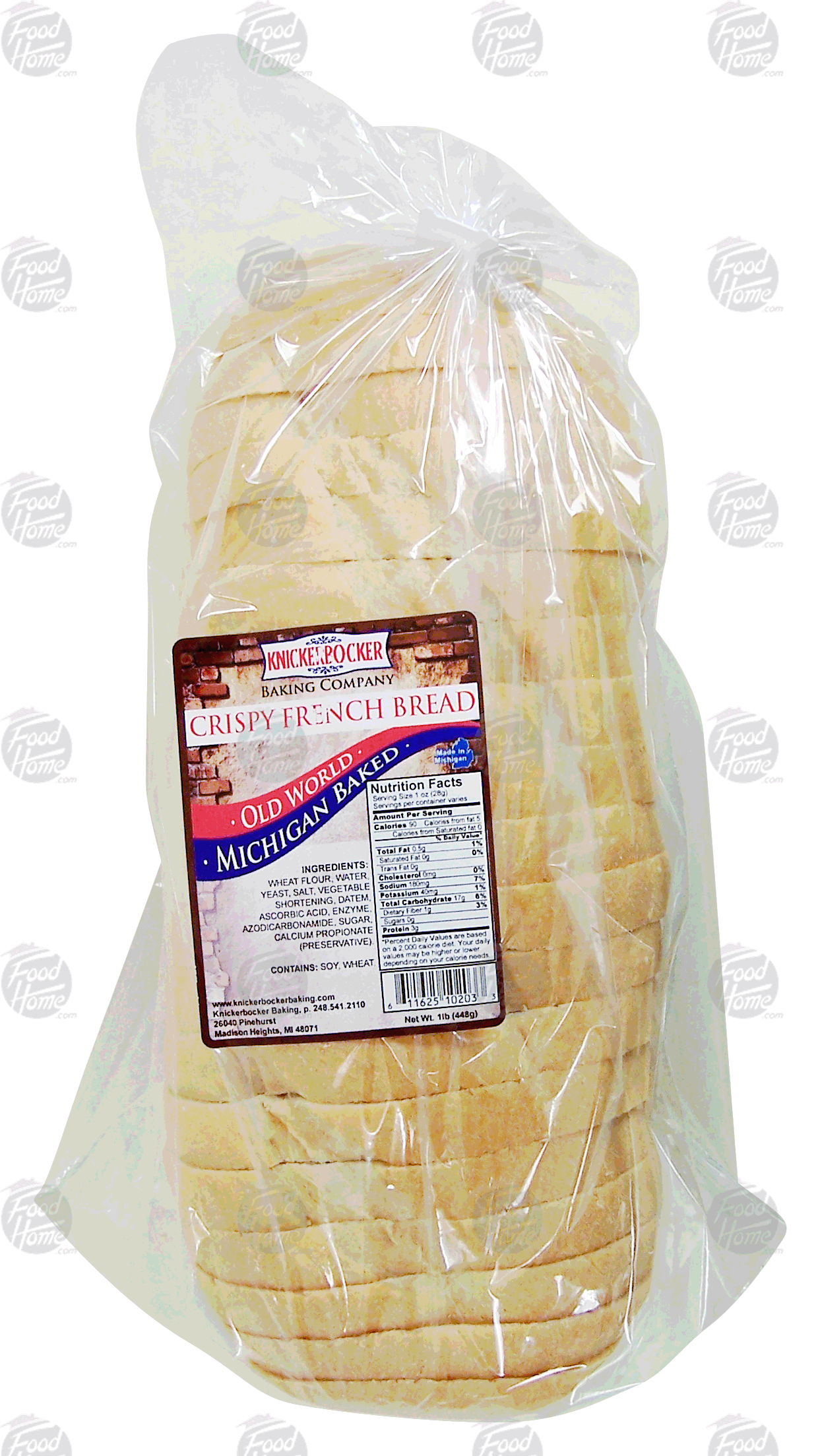 Knickerbocker Old World crispy french bread load, sliced Full-Size Picture